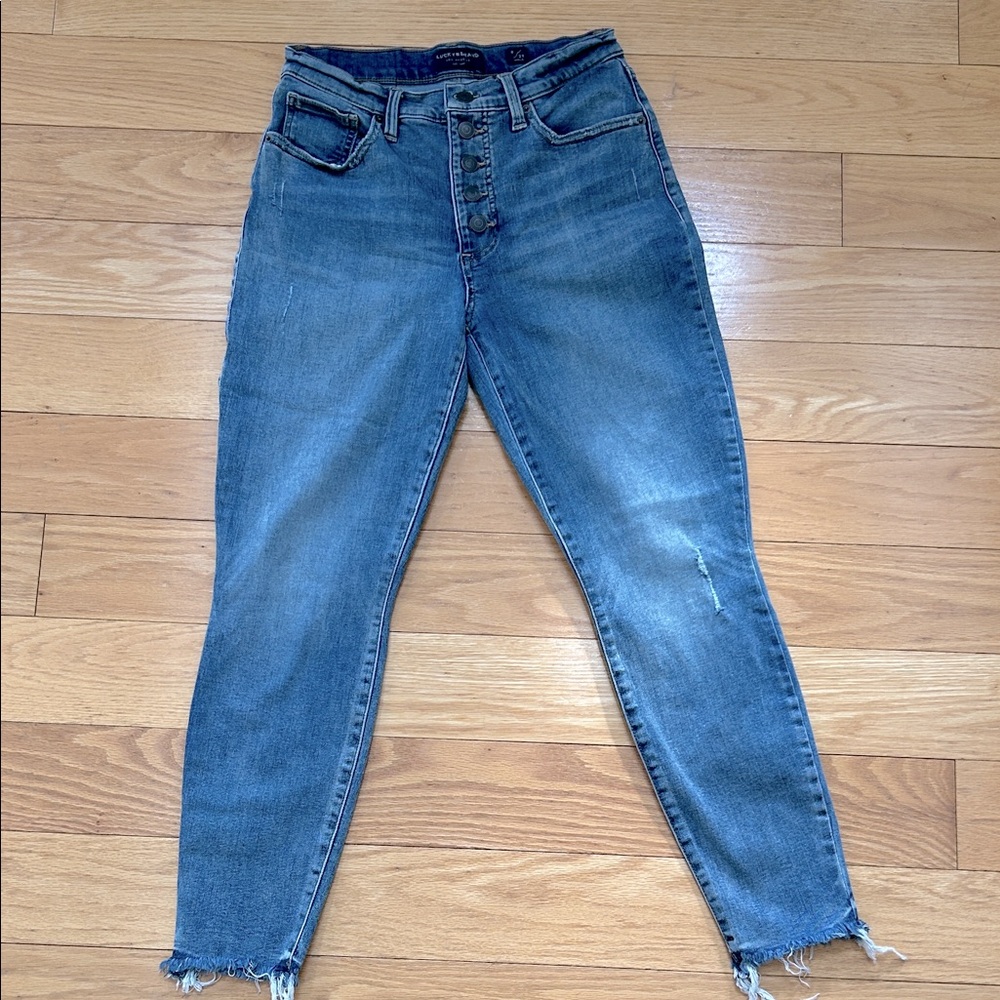 Lucky Brand Ankle-Length Blue Jeans